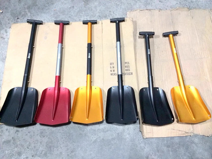 Foldable Emergency Snow Shovel with Extendable Aluminum Handle – Lightweight for Car, Camping, & Outdoor Use