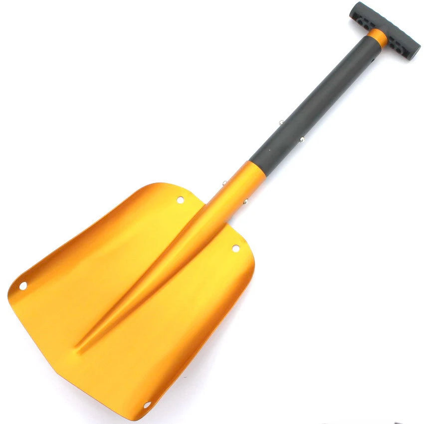 Foldable Emergency Snow Shovel with Extendable Aluminum Handle – Lightweight for Car, Camping, & Outdoor Use