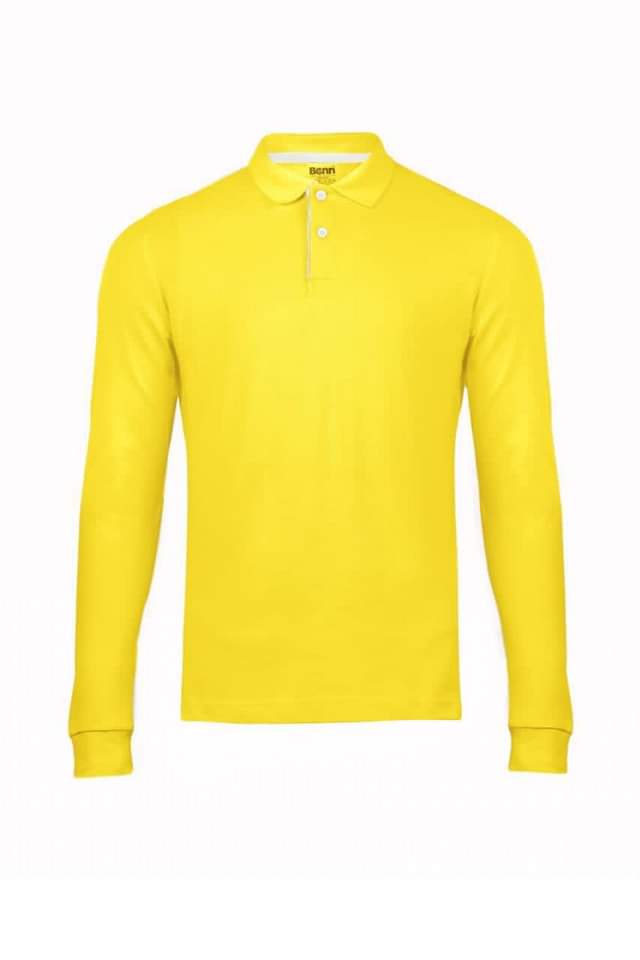Polo Manches Longues 100% Coton – Marque BENN
