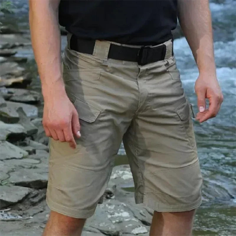 Waterproof Tactical Cargo Shorts - Multi-Pocket, Lightweight Outdoor Hiking & Camping Shorts