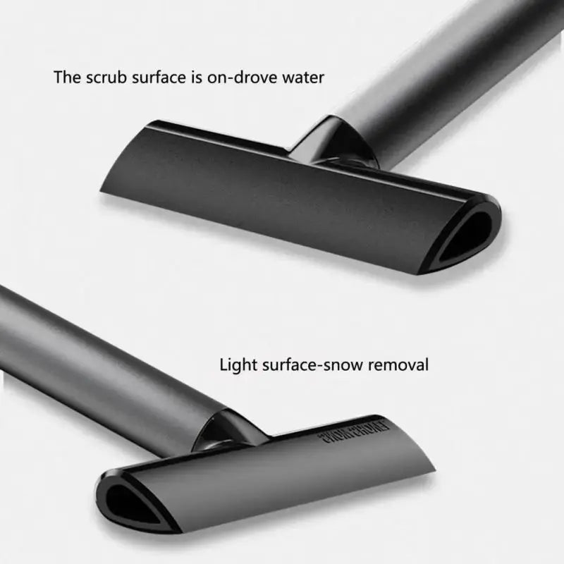 Car Ice Scraper & Snow Shovel – Windshield Snow Remover with TPU Brush