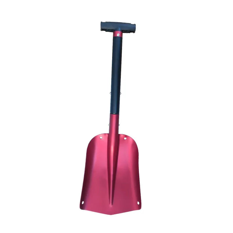 Foldable Emergency Snow Shovel with Extendable Aluminum Handle – Lightweight for Car, Camping, & Outdoor Use
