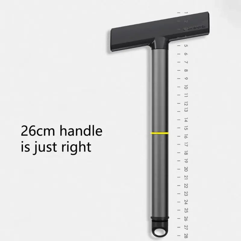 Car Ice Scraper & Snow Shovel – Windshield Snow Remover with TPU Brush