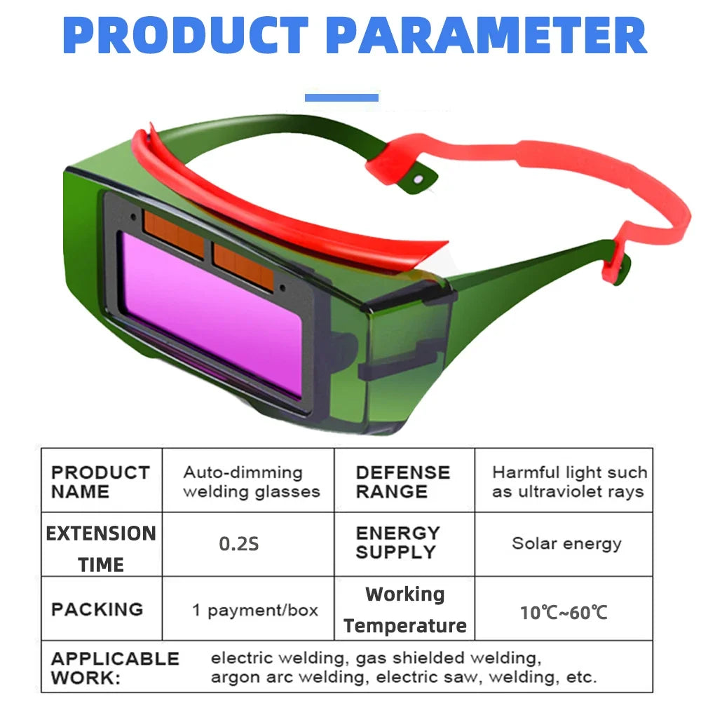 Automatic Dimming Welding Glasses