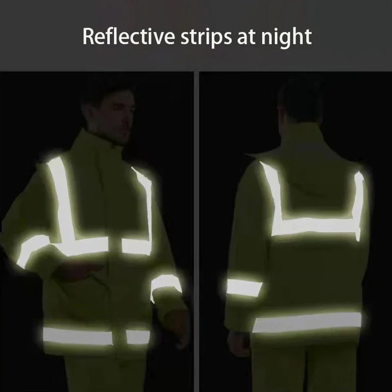 Men Work Waterproof Raincoat