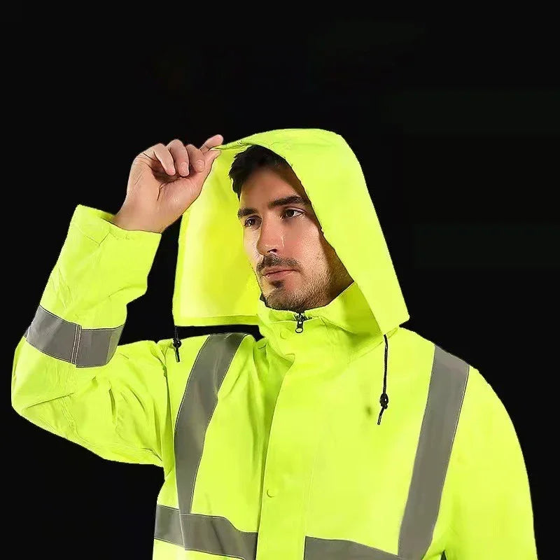 Men Work Waterproof Raincoat
