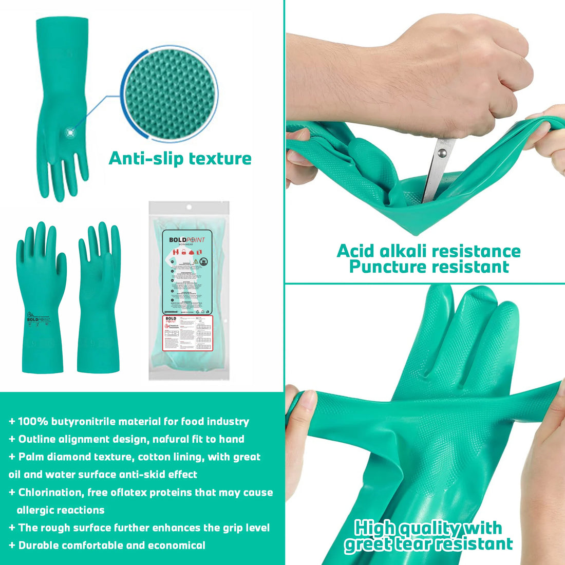 Thick Nitrile Gloves