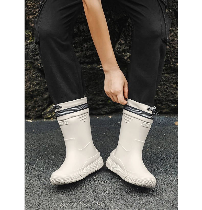 Comfort Men Rain Boots Stylish Men&