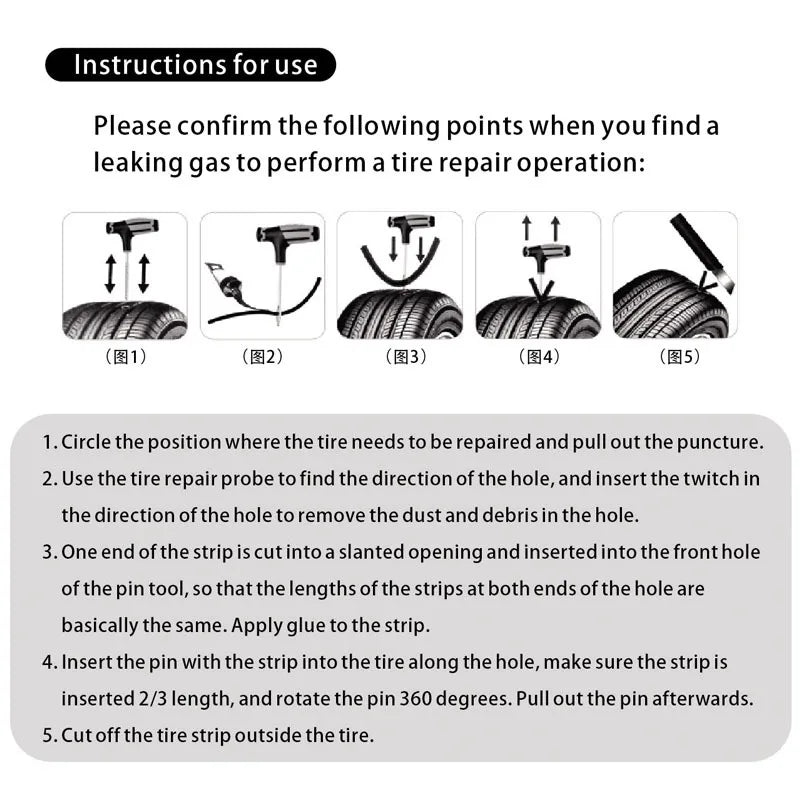 Car Tire Repair Kit