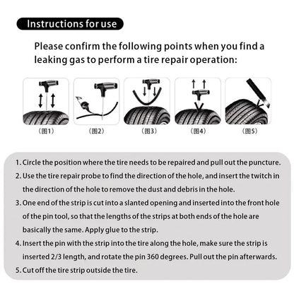 Car Tire Repair Kit