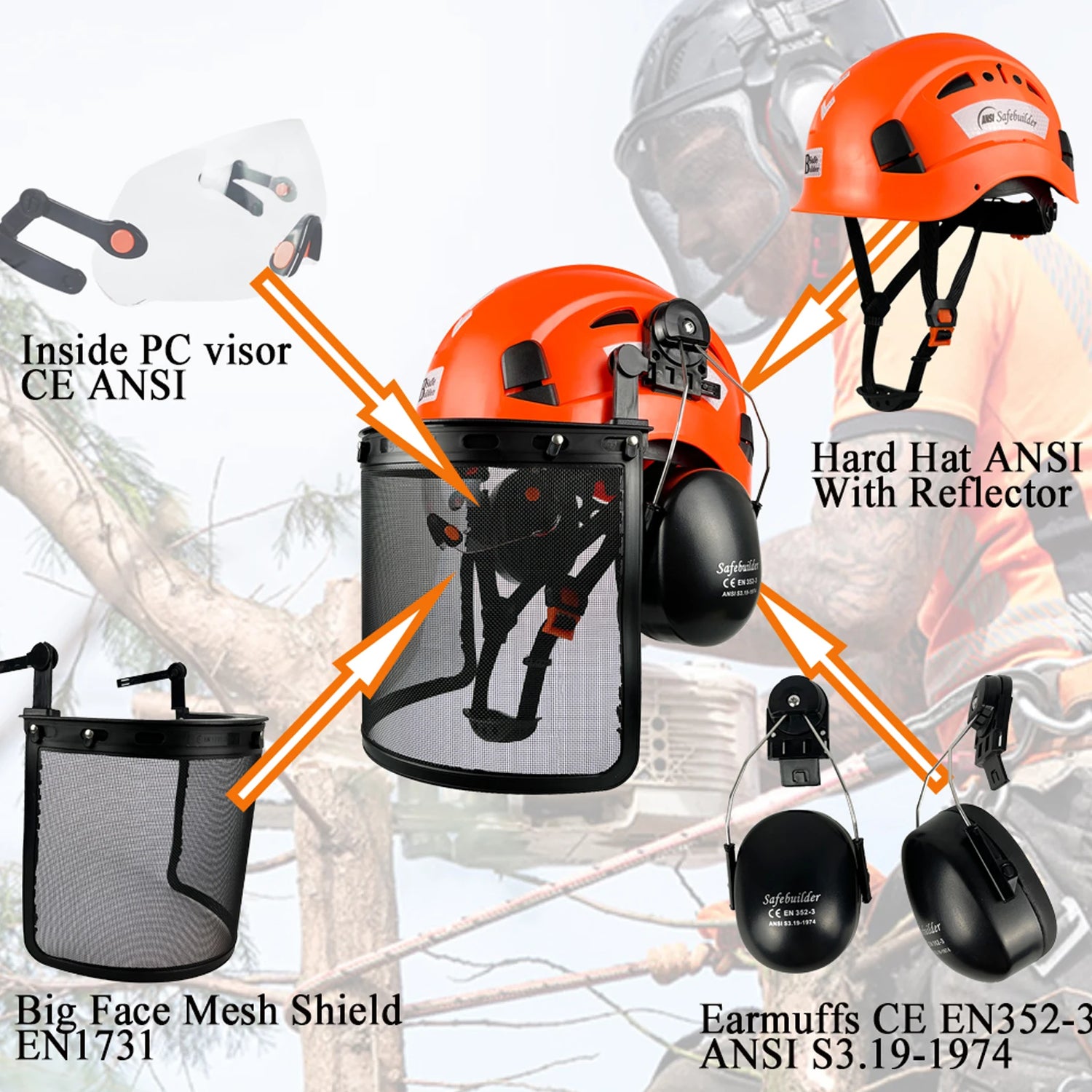 Forestry Industrial Safety Helmet