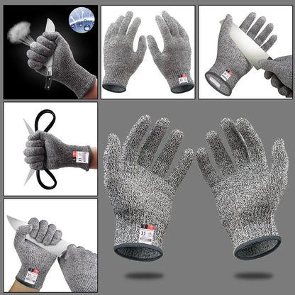 Level 5 Cut-Resistant Gloves – Heavy-Duty Protection for Industrial, Kitchen, and Gardening Use