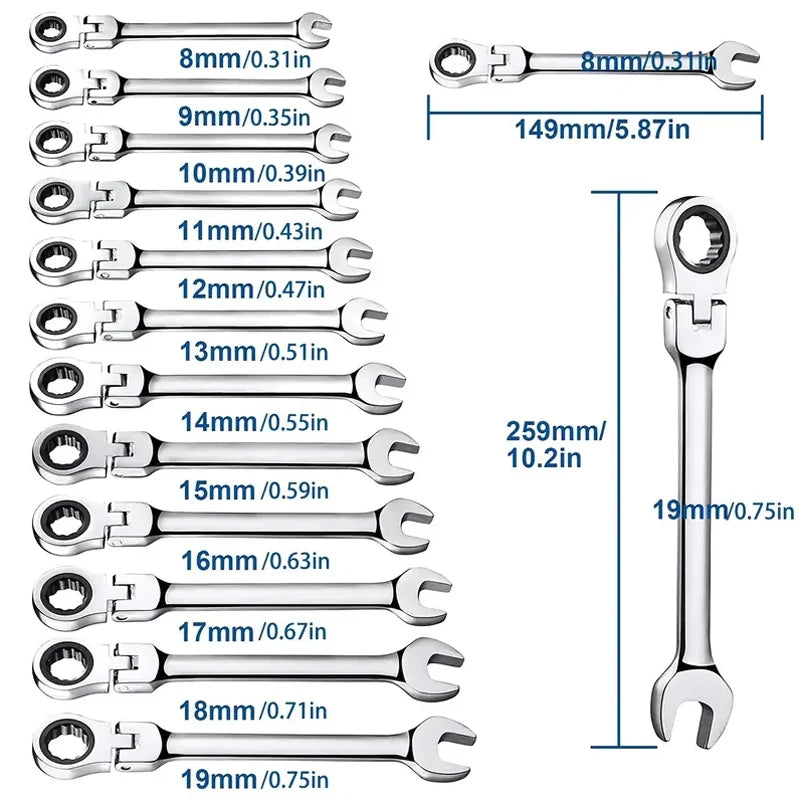 Wrench Ratchet Spanners