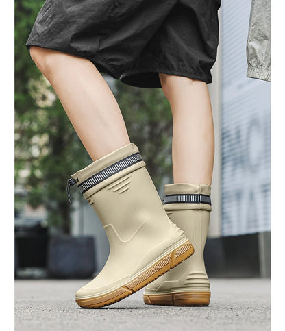 Comfort Men Rain Boots Stylish Men&