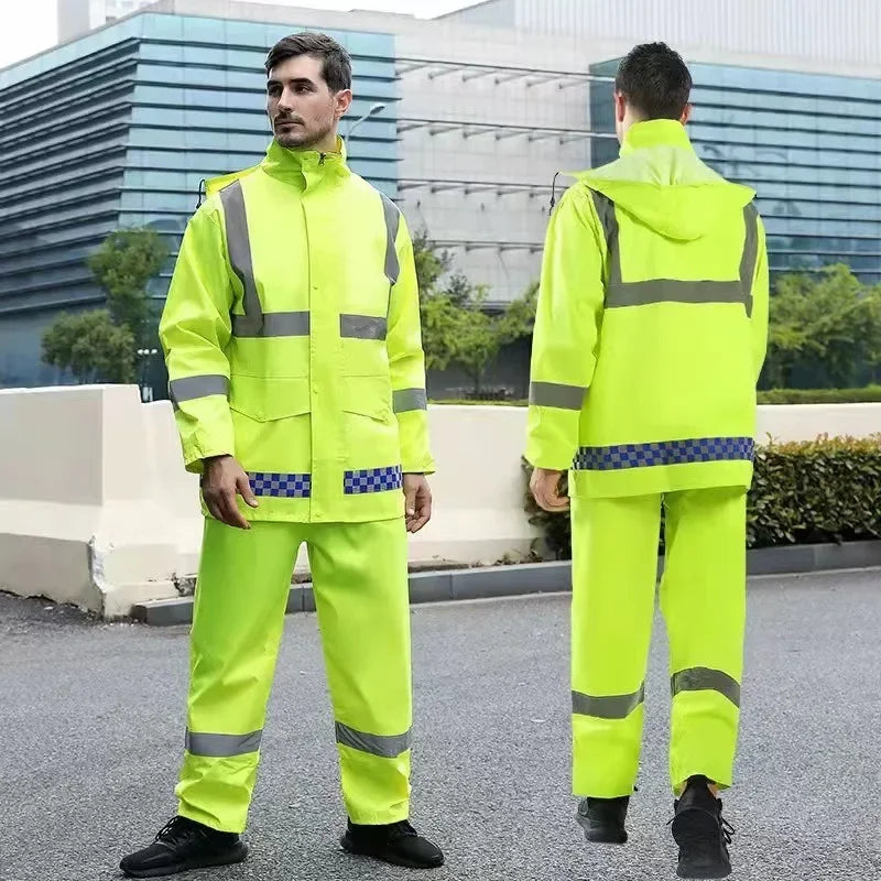 Men Work Waterproof Raincoat