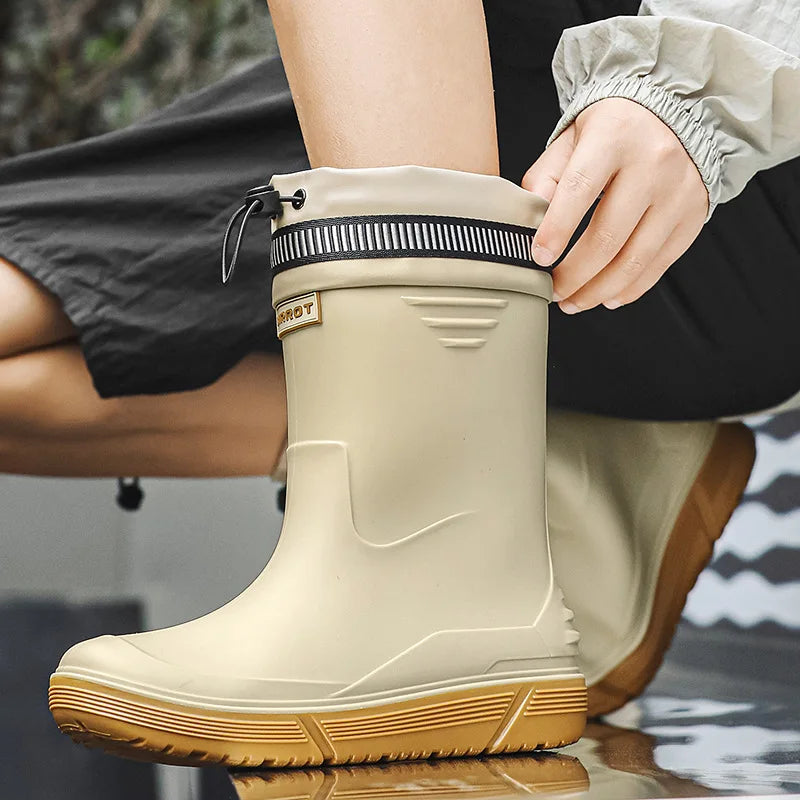 Comfort Men Rain Boots Stylish Men&