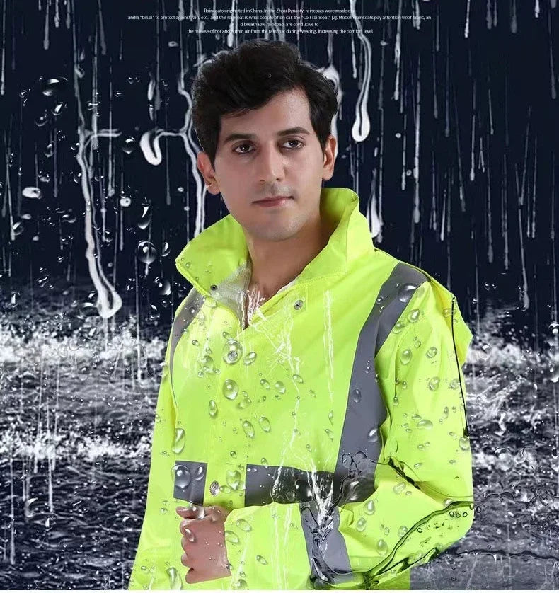 Men Work Waterproof Raincoat