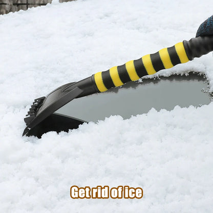 Extendable Car Snow Brush &amp; Ice Scraper – Windshield Deicer and Defroster Tool