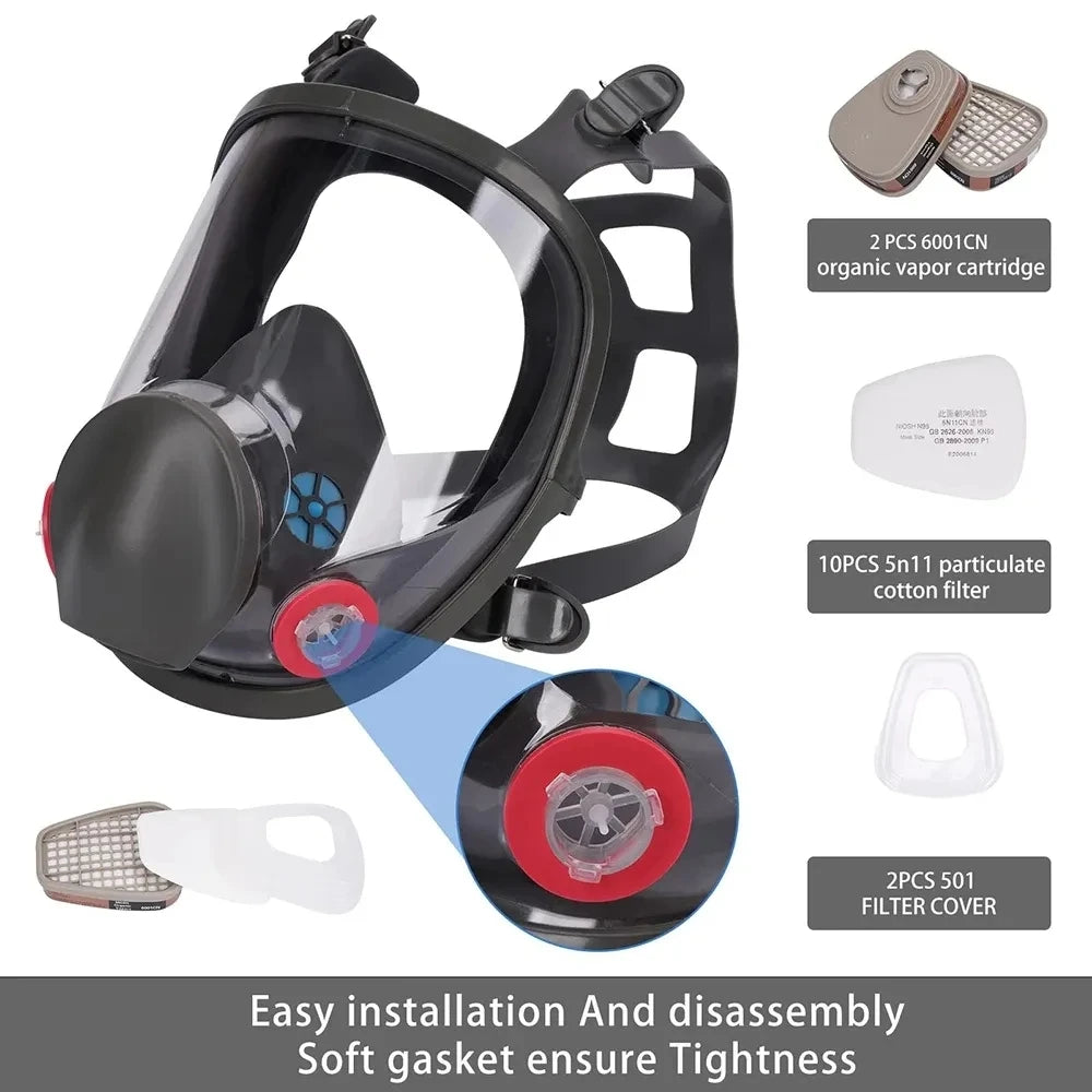 Anti-Fog Gas Mask