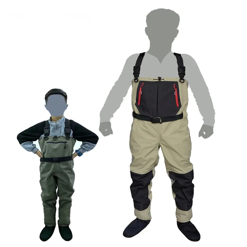 Fly Fishing Children Adults Waders