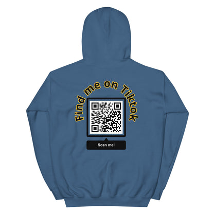 Custom QR Code Hoodie – Personalize with Your Social Media