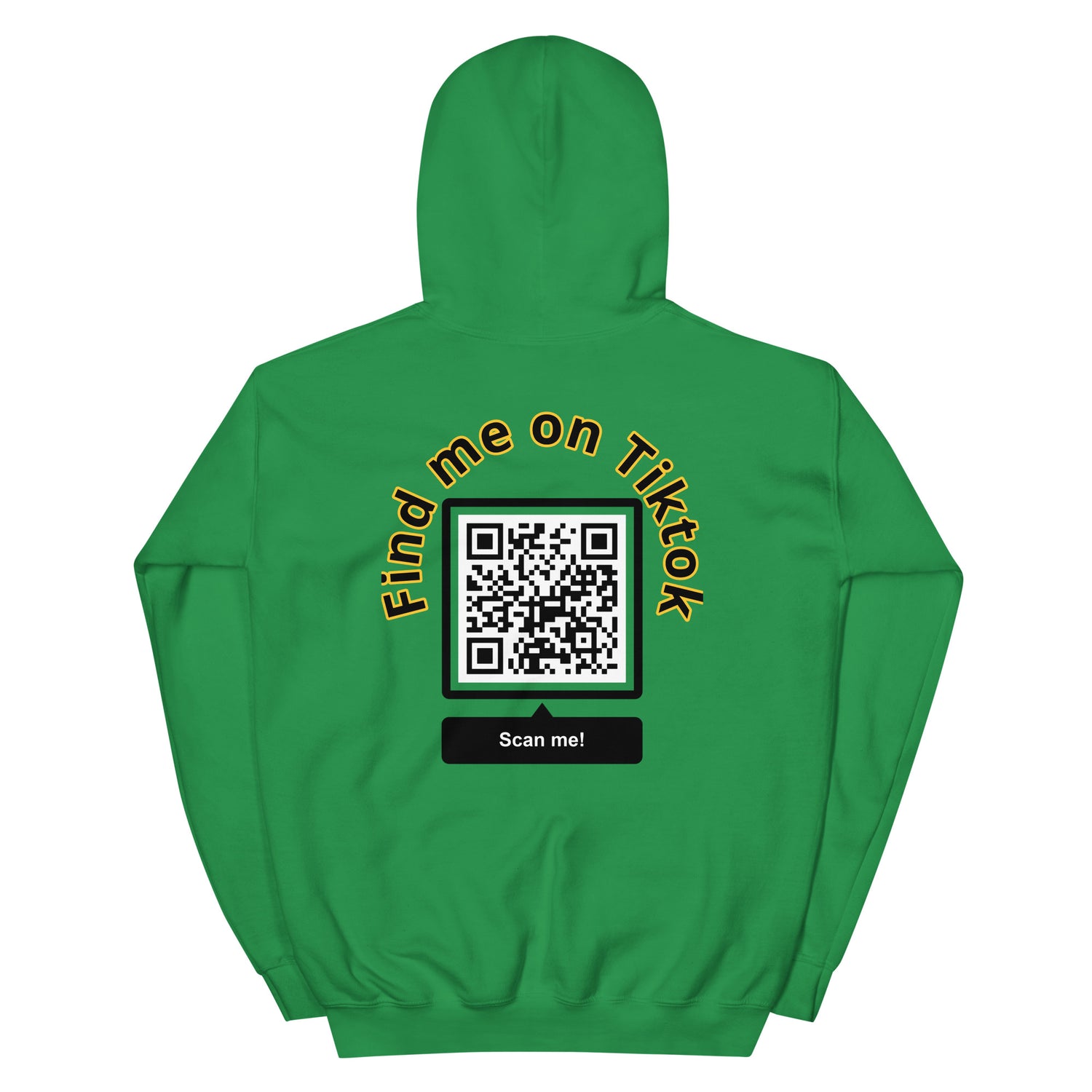 Custom QR Code Hoodie – Personalize with Your Social Media