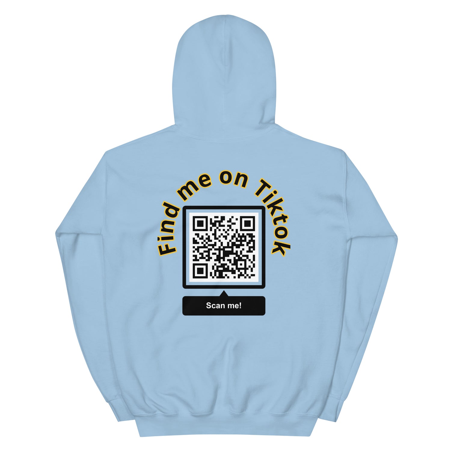 Custom QR Code Hoodie – Personalize with Your Social Media