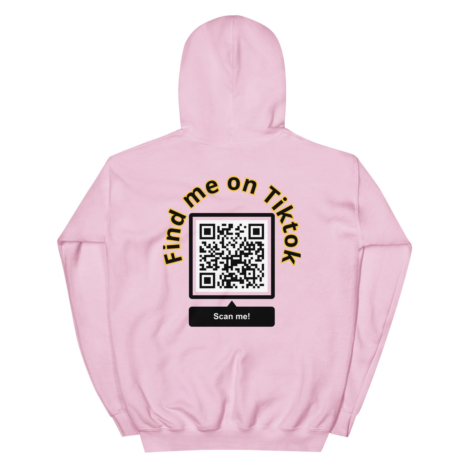 Custom QR Code Hoodie – Personalize with Your Social Media