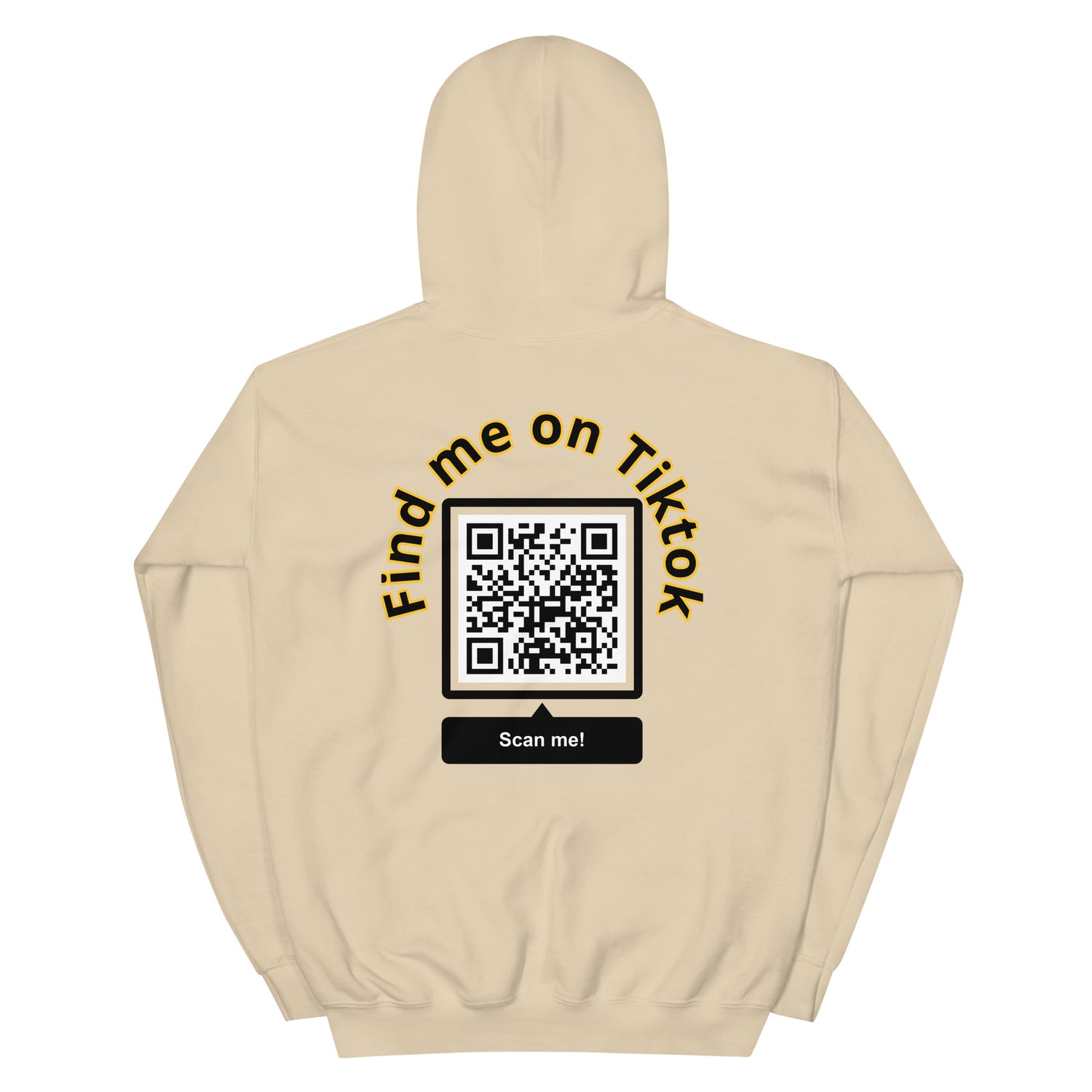 Custom QR Code Hoodie – Personalize with Your Social Media