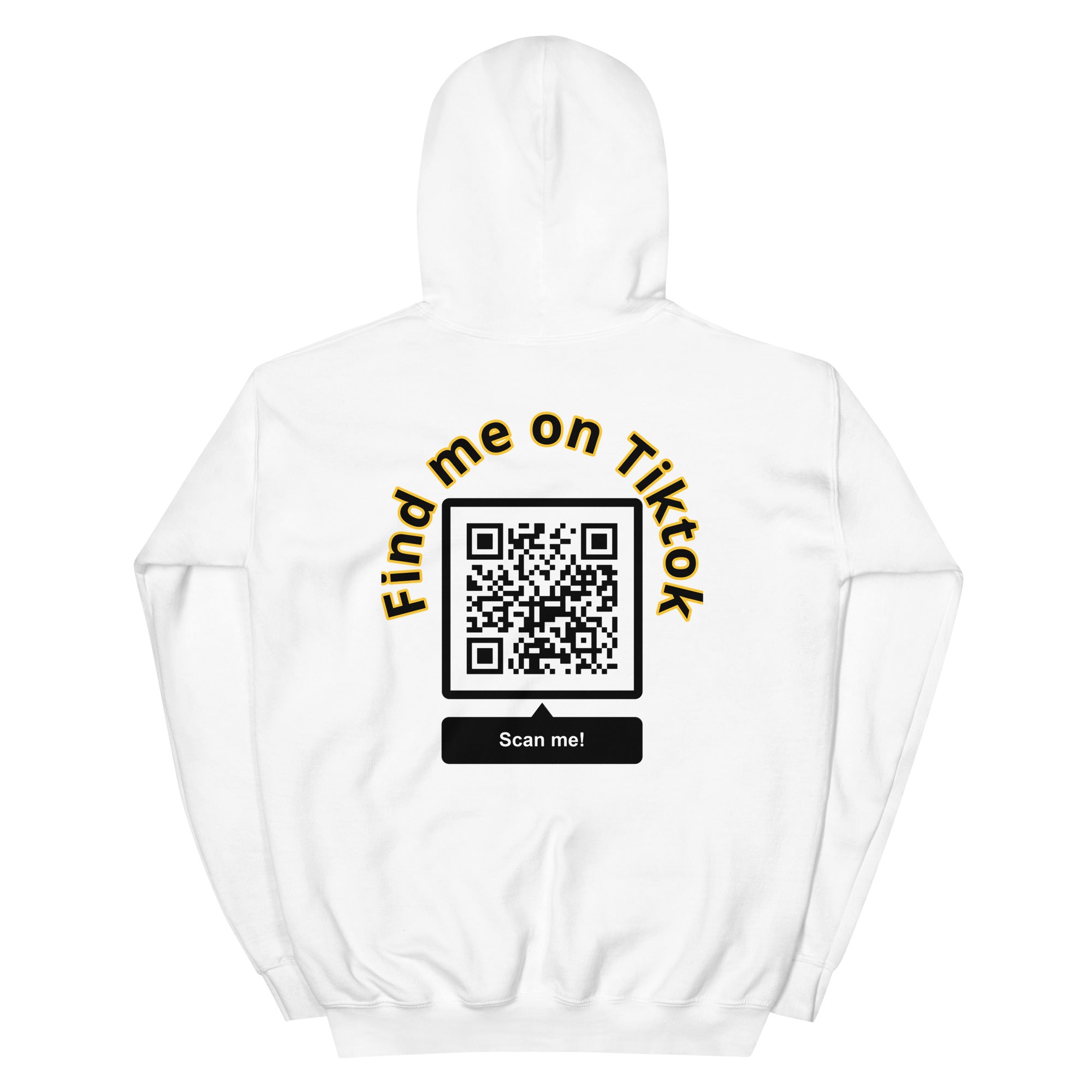 Custom QR Code Hoodie – Personalize with Your Social Media