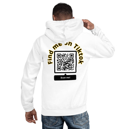 Custom QR Code Hoodie – Personalize with Your Social Media