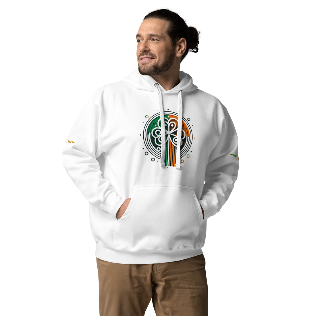 Unisex Hoodie Customizable with Full-Print (Front, Back, and Sides) Add Your Logo or Text
